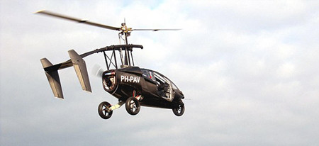 Pal-V One在地面或空中的最高时速都可达到180公里，起步加速到70公里时速只须8秒钟。